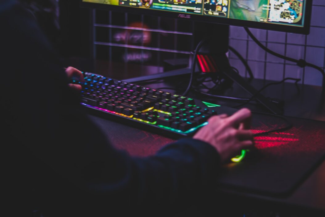 Keyboard on the table